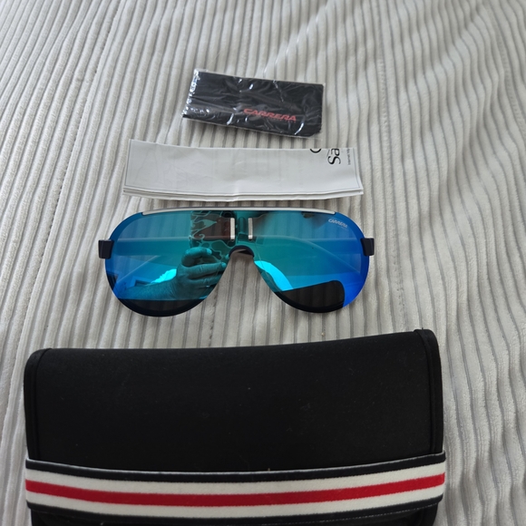 Carrera Blue Aviator Sunglasses - Picture 5 of 5